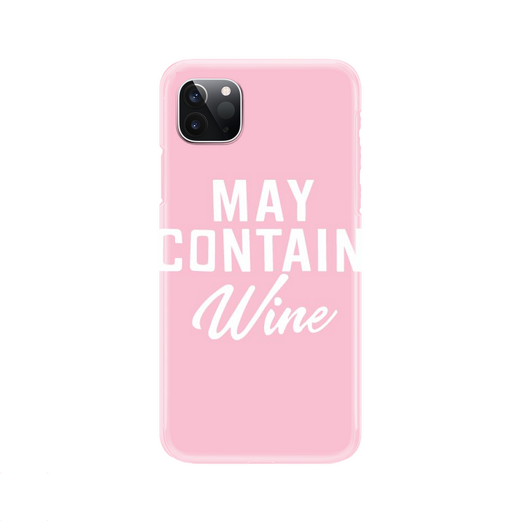 May Contain Wine, Beer iPhone Case