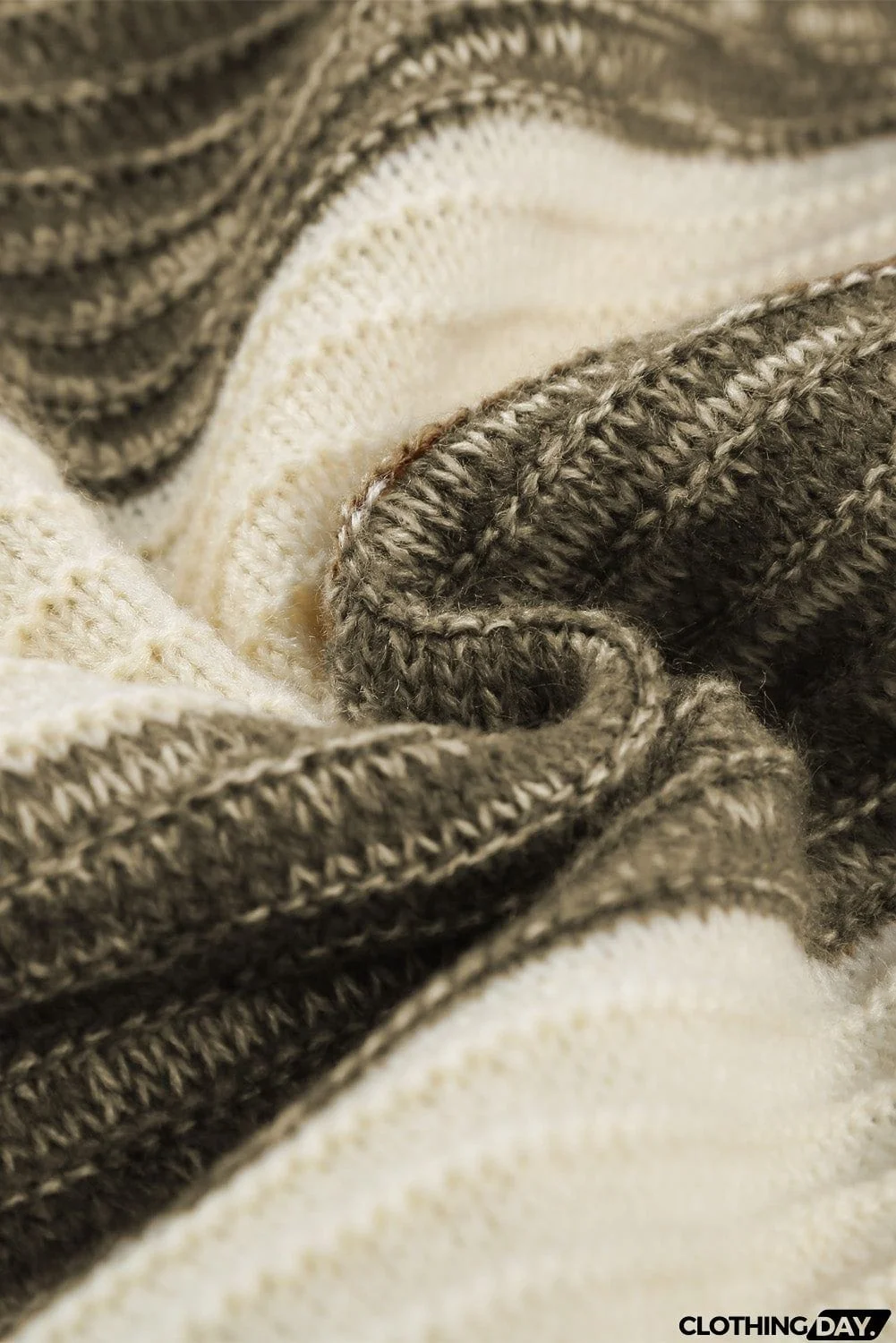 Thick Buttoned Open Front Cardigan with Pocket