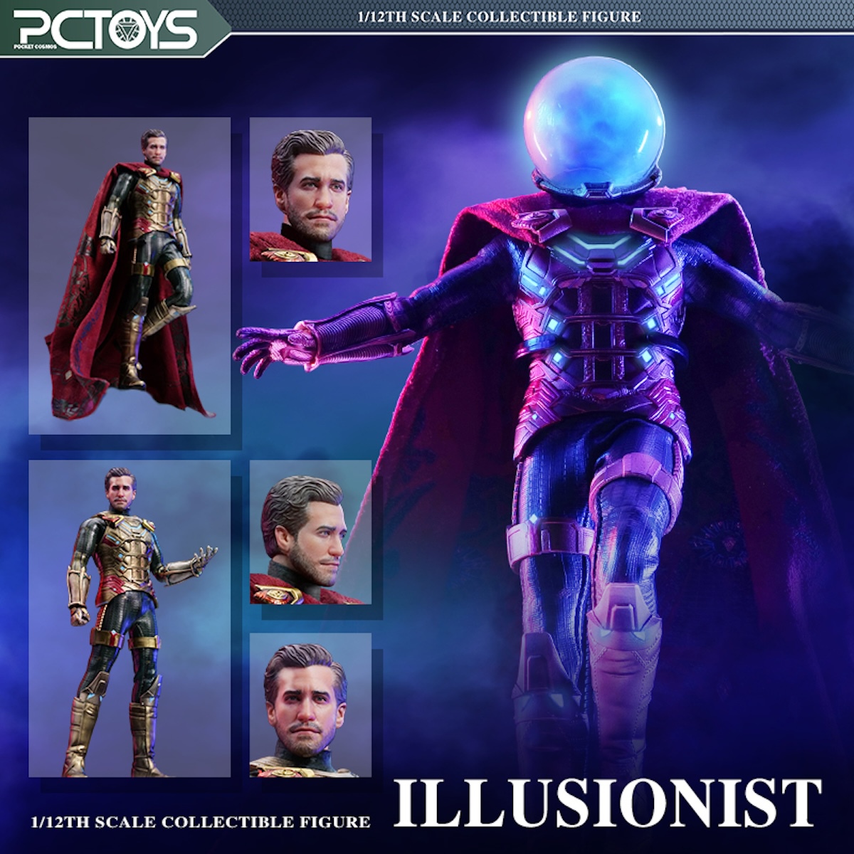 PCTOYS 1/12 Scale ILLUSIONIST PC030A & PC030B Action Figure