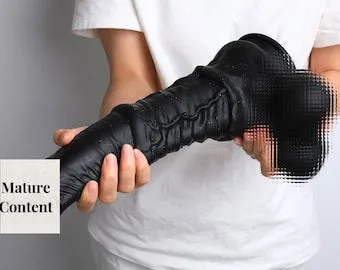 pornhint Pornhint 36cm 14.17"Fantasy Huge Dildo Silicone Monster Large Long Dildo Butt Anal Plug Sex Toys Suction Cup Dildo Sex Toys For Men Women Mature