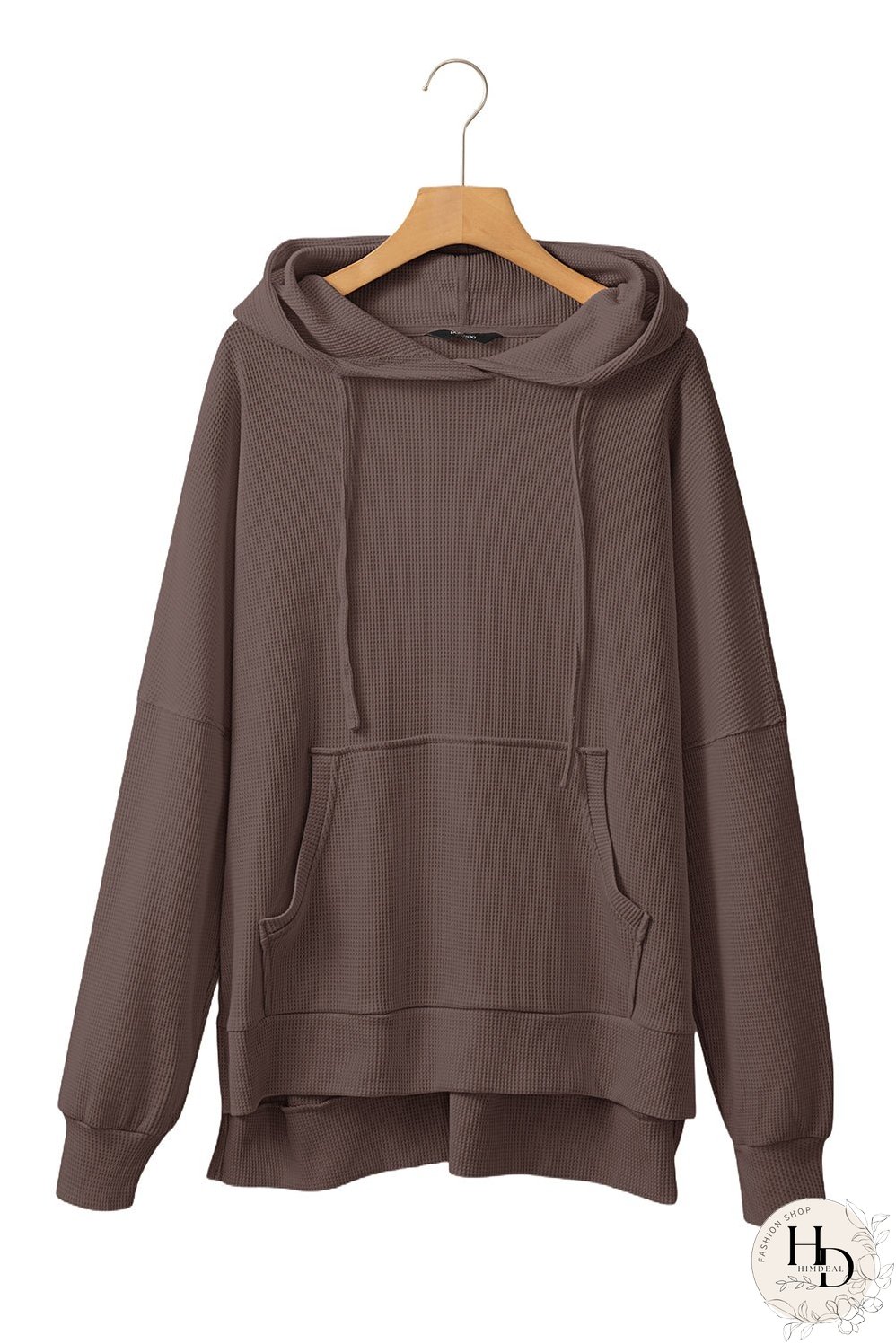 Warm Waffle Knit Hoodie