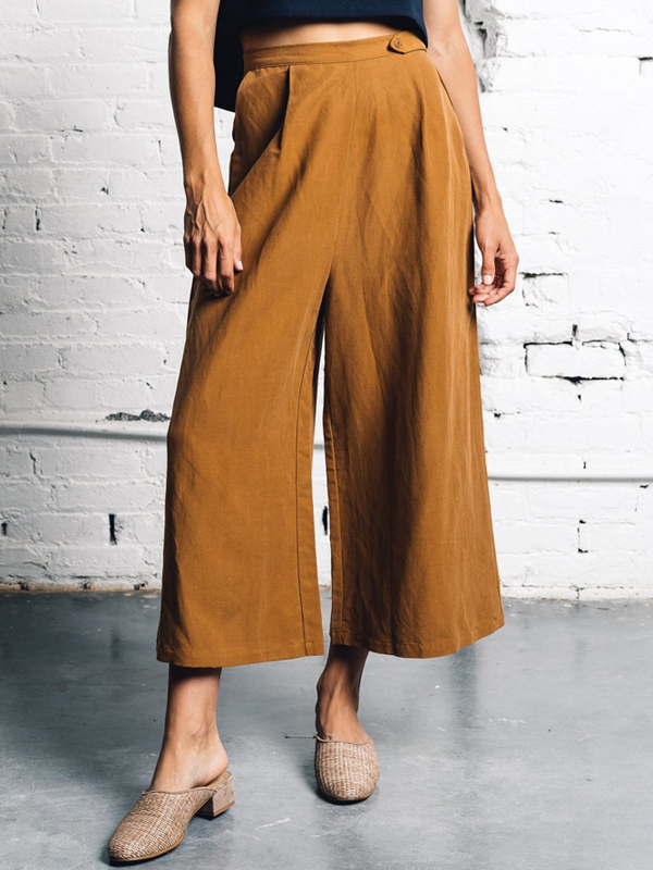 Soft and Light Summer Women's Cotton and Linen Pants tjj Shicloths