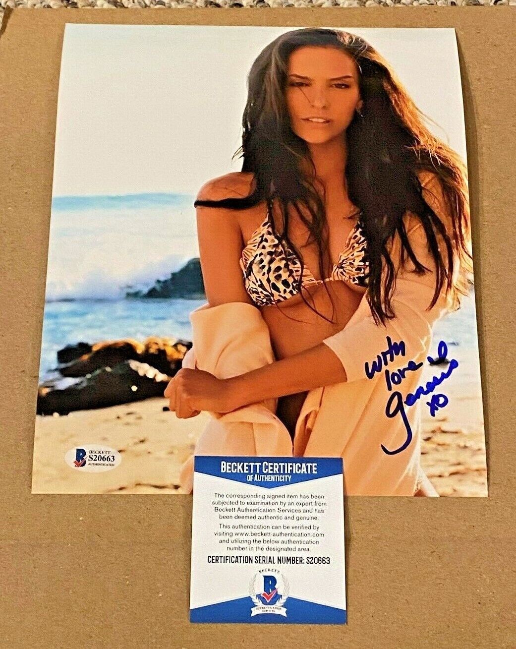 GENESIS RODRIQUEZ SIGNED 8X10 Photo Poster painting BECKETT CERTIFIED #2