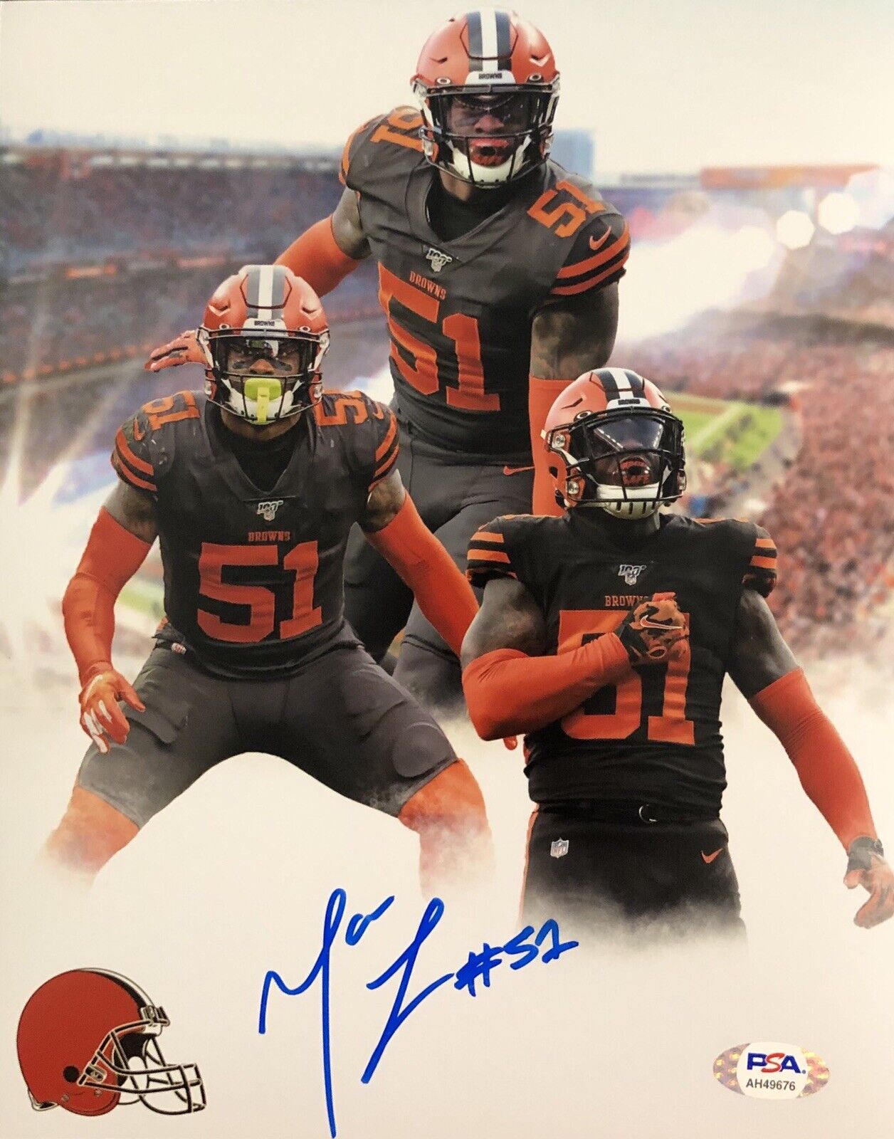 Mack Wilson Signed Autographed Cleveland Browns 8x10 Photo Poster painting Alabama Psa/Dna