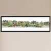 European Town - 11CT Stamped Cross Stitch - 222*45cm