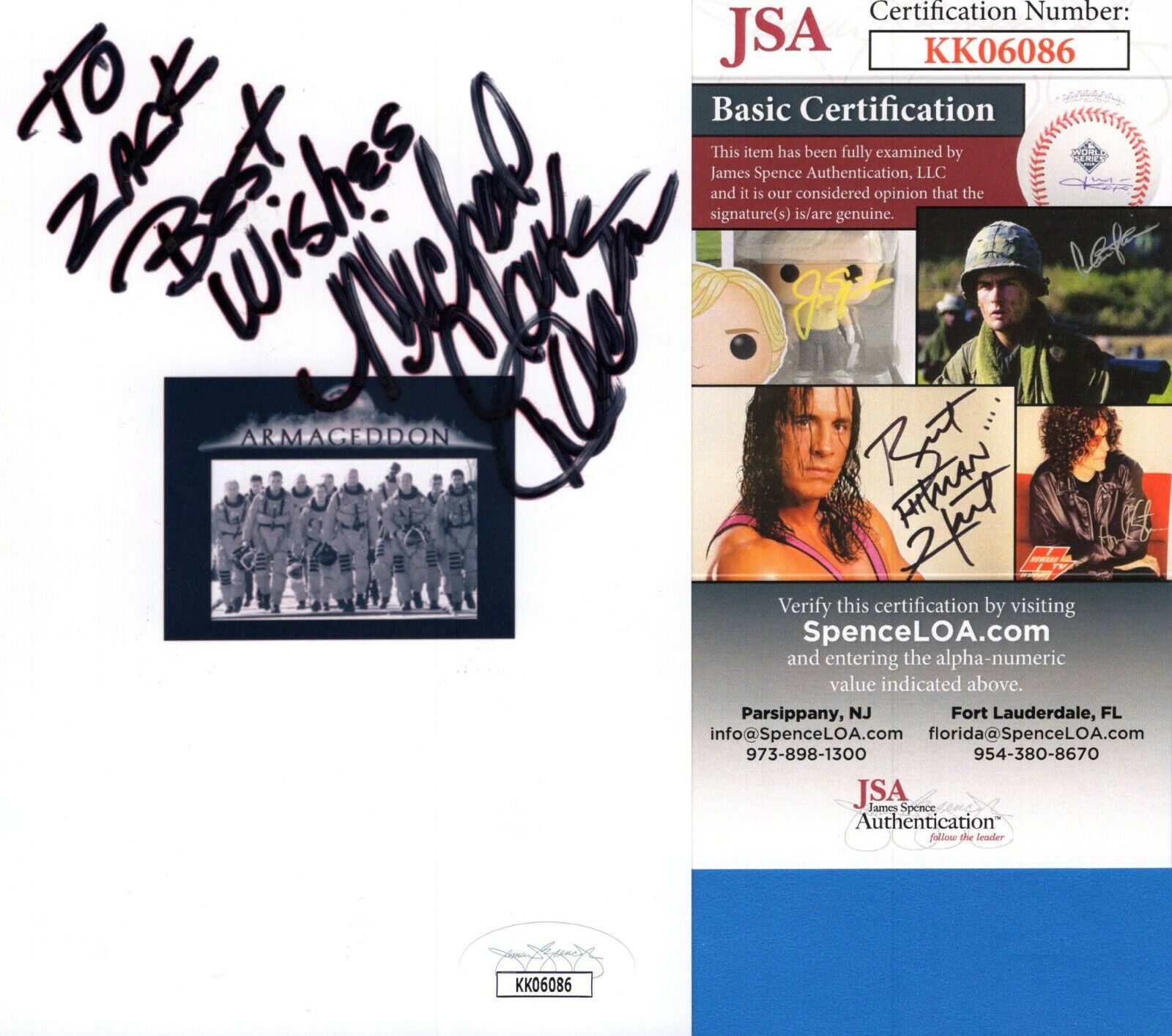 Michael Duncan Clark Actor Hand Signed Autograph 4x6 Photo Poster painting with JSA COA