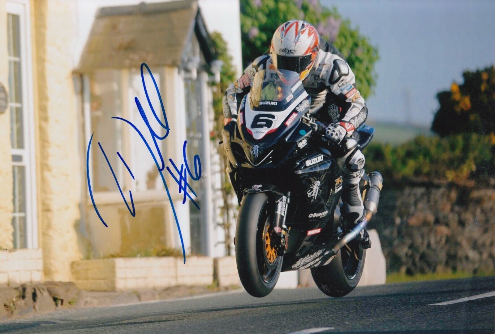 Cameron Donald Hand Signed 12x8 Photo Poster painting - Isle of Man TT.