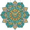(US Local)5D DIY Crystal Diamond Painting Handmade Mandala Clock Kit