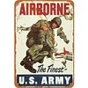 Airborne The Finest Us Army - Metal Tin Signs(8*12Inch/12*16Inch)