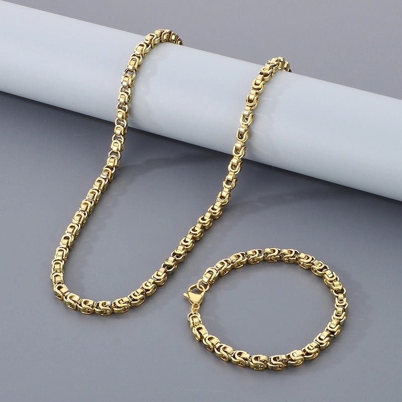 Fashion Popular Stainless Steel More Sizes Bamboo Necklace Choker Bracelet Necklace Accessories