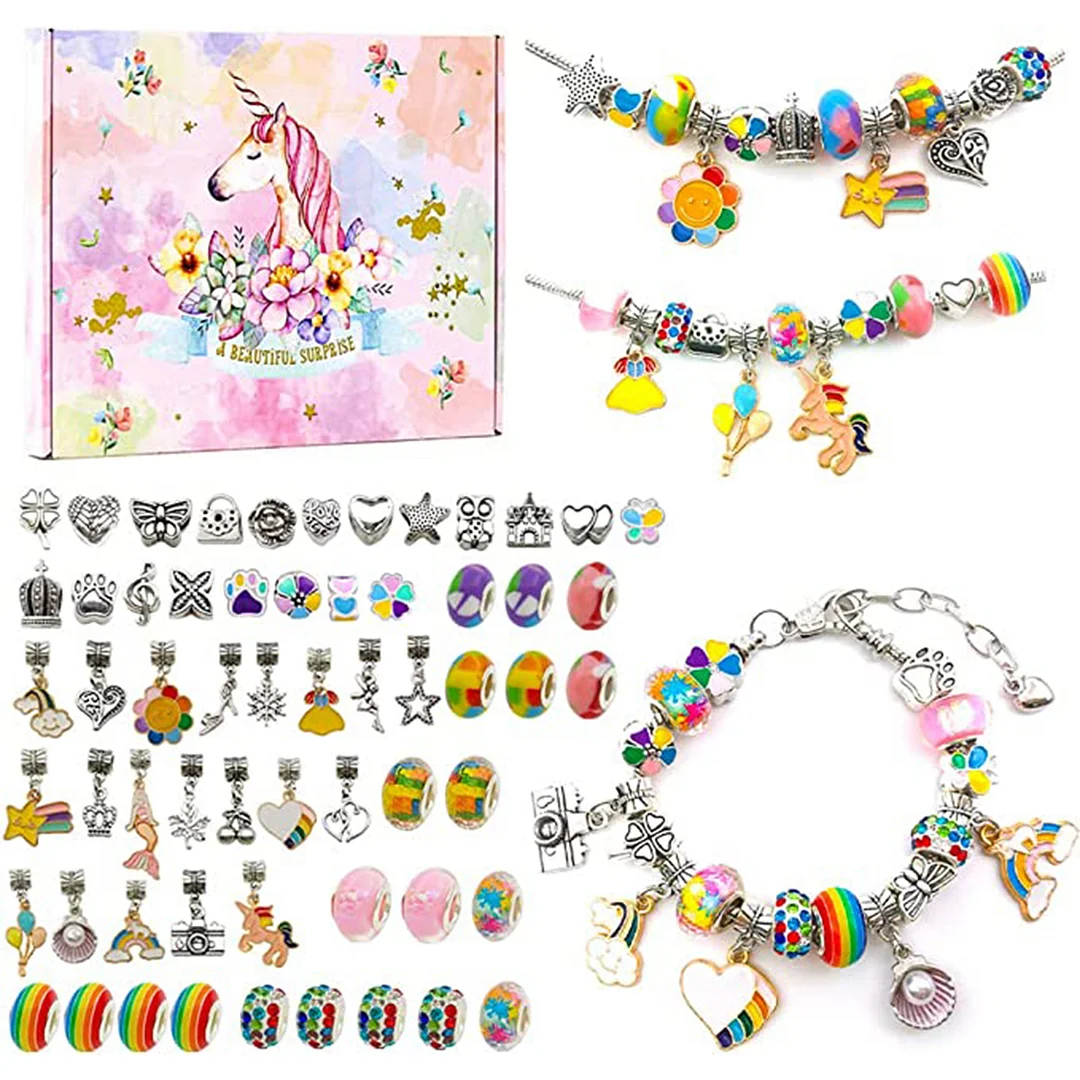 (🔥2022 TOP 1 TRENDING 50% OFF🔥)Charm Bracelet Jewerly Making Kit(BUY 2 GET 10% OFF & FREE SHIPPING)