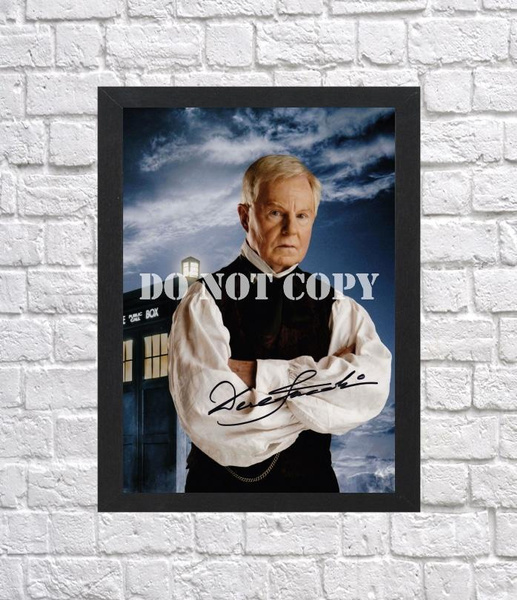 Doctor Dr Who Derek Jacobi Autographed Signed Print Photo Poster painting Poster A2 16.5x23.4