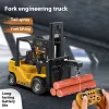 Remote Control Forklift Light Music Spray Crane Engineering Car Children's Toy Model