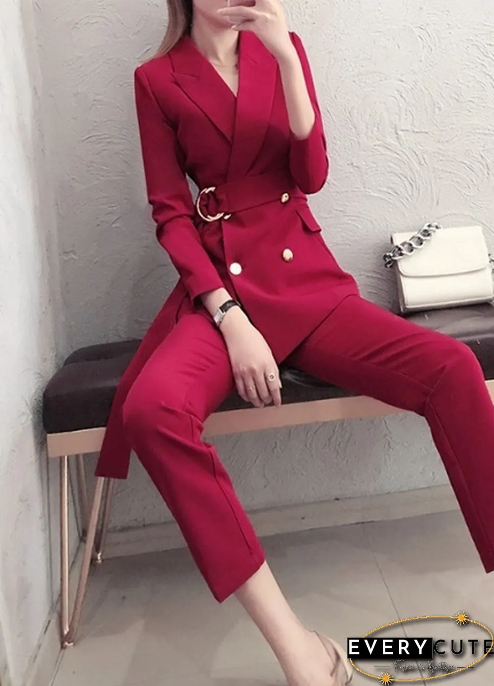 New Korean Piece Sets Women Outfits Sweatsuits Woman Clothes Tweed Set Solid Color Plus
