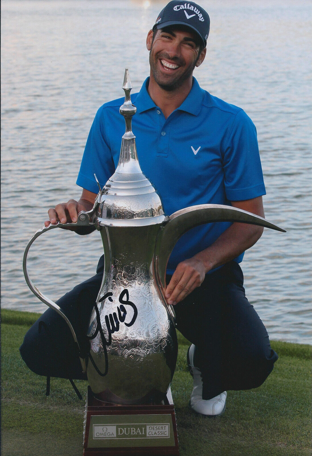 Alvaro QUIROS SIGNED Autograph 12x8 Photo Poster painting AFTAL COA European Tour Winner GOLF