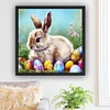 Osterhase - runder Bohrer Diamantmalerei - 30 * 30cm