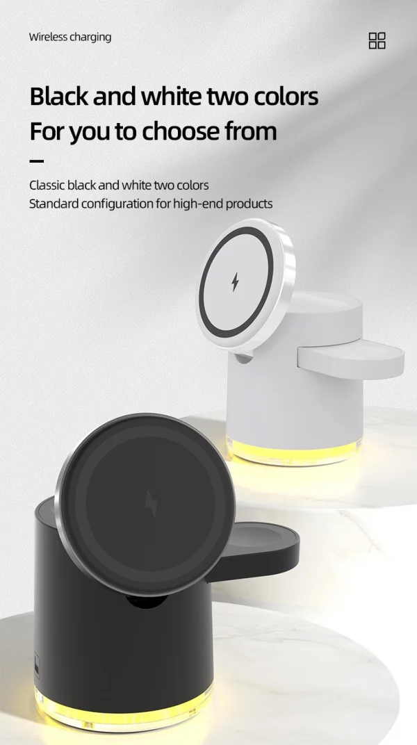 Magnetic 3-in-1 Wireless Charger
