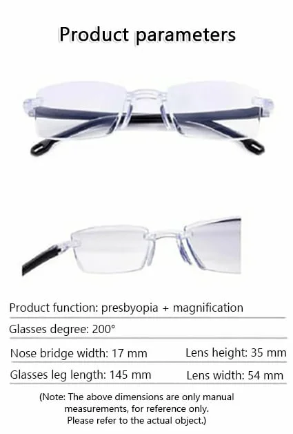 🔥Color-changing anti-blue light presbyopia glasses