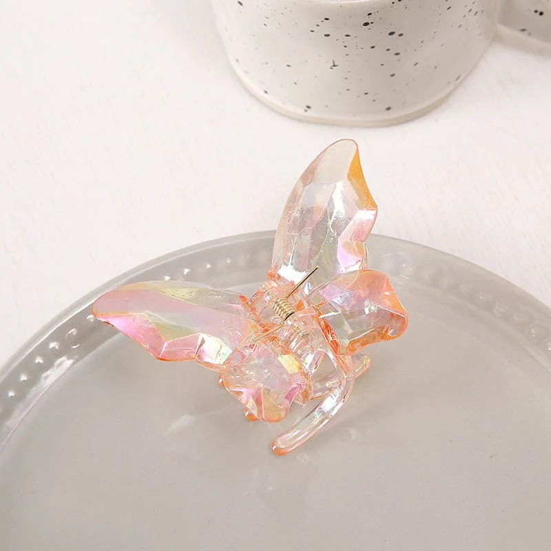 Colorful Butterfly Chignon Claw Clip Hair Clip