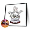 Mid-year Promotion 4Pcs/set Diamond Painting-DIY Full Round Drill Christmas Snowman(30*30cm)
