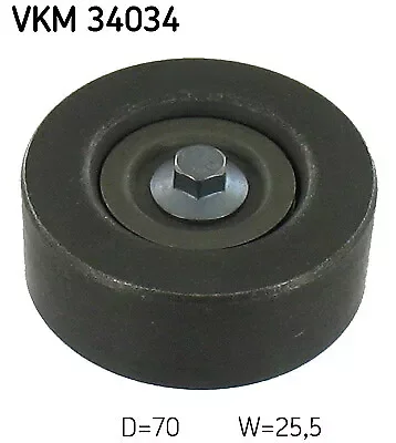 VKM 34034 SKF deflection/guide roller, V-rib belt for Ford, Mazda Parts