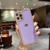 2023 Luxury Diamond Electroplating Love Heart Protective Case For iPhone