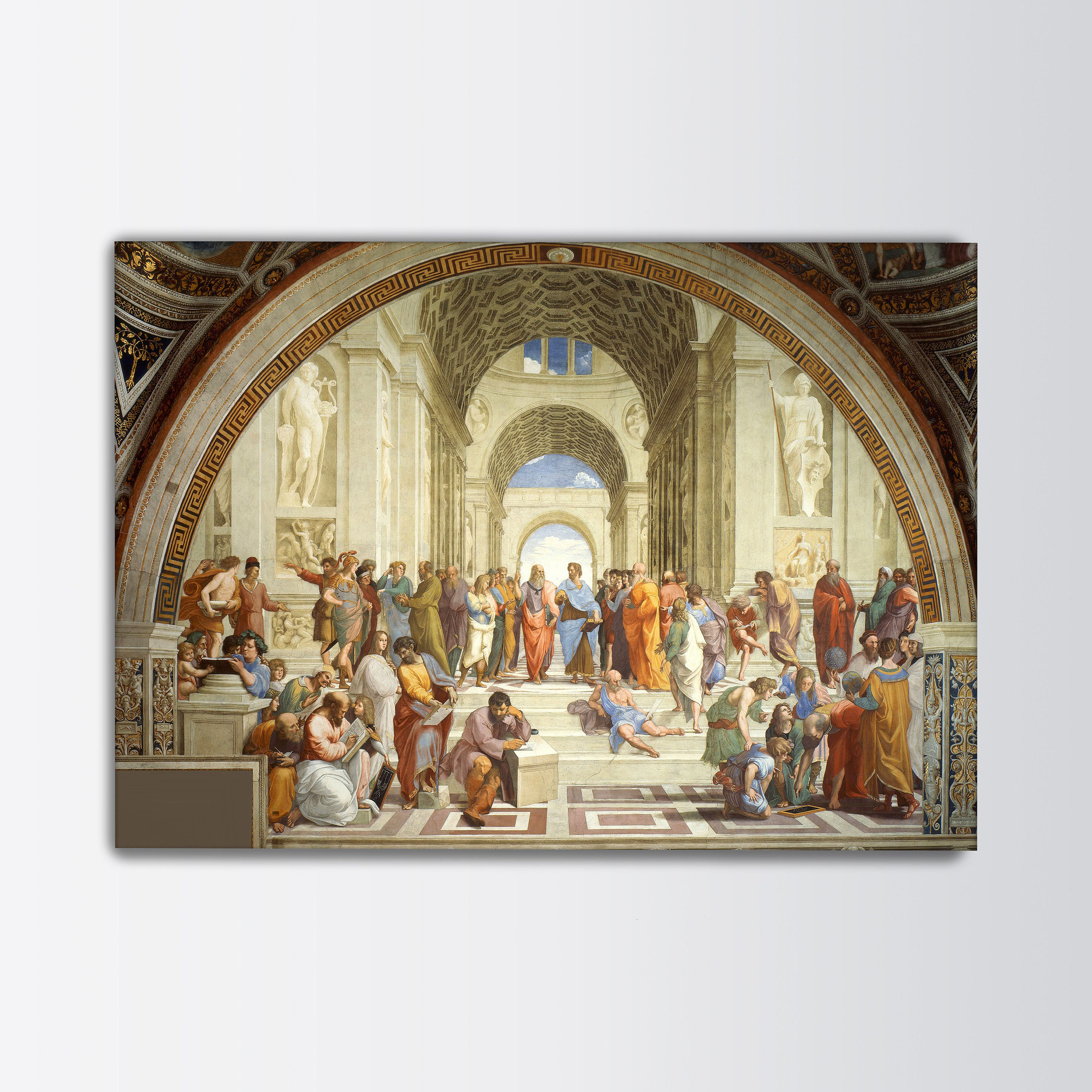 The School of Athens by Raphael Canvas Wall Art 