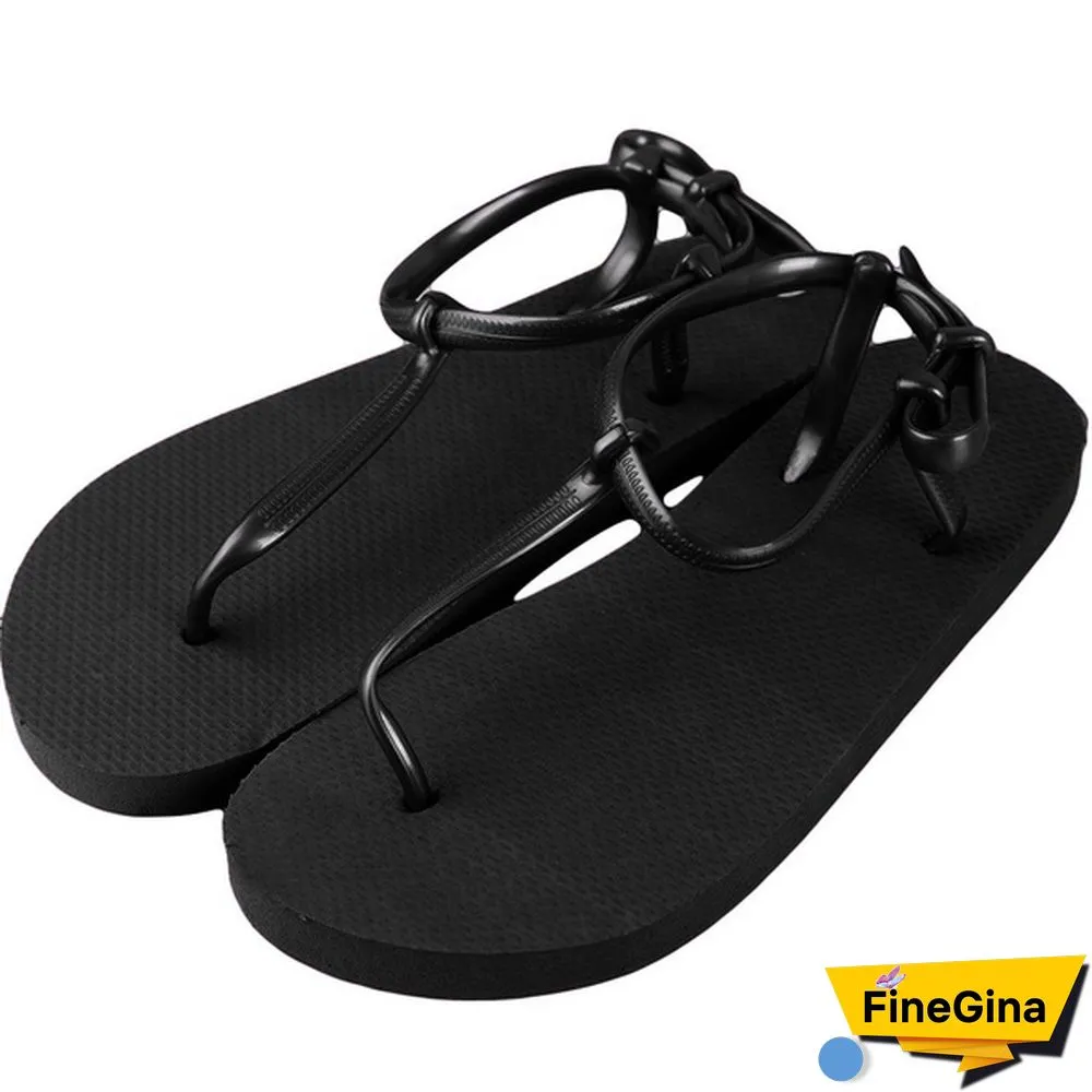 New Womens Flat Sandal T-strap Thong Flip Flops Shoe Summer Sandals Comfortable Non-Slip shoes