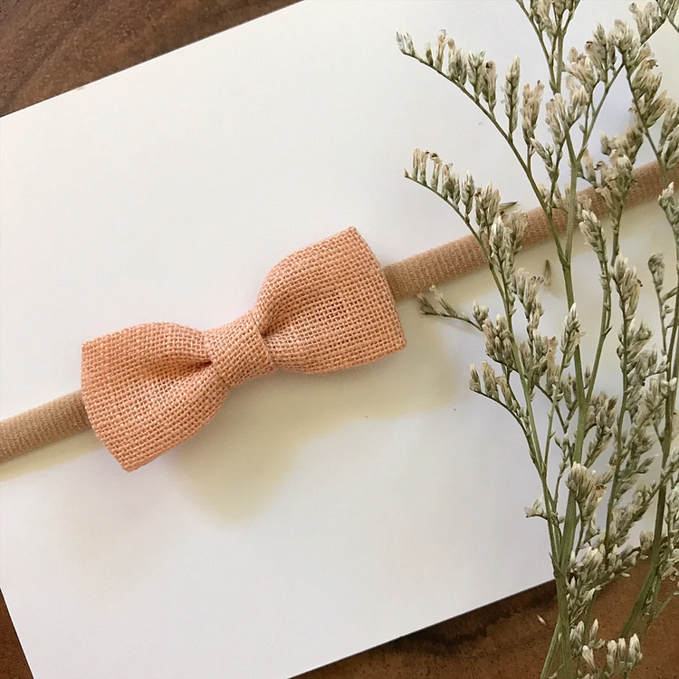  Cora Orange Bow Headband - RSDP-Rebornbabypuppen-Rebornbabypuppen.de