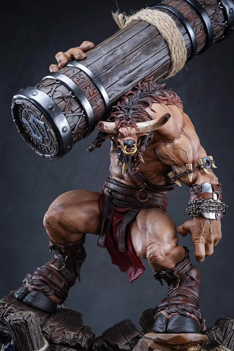 Pre-order Moowan Studio - World of Warcraft Tauren Brave Cow Fearless of Difficulties 1/6 Statue GK