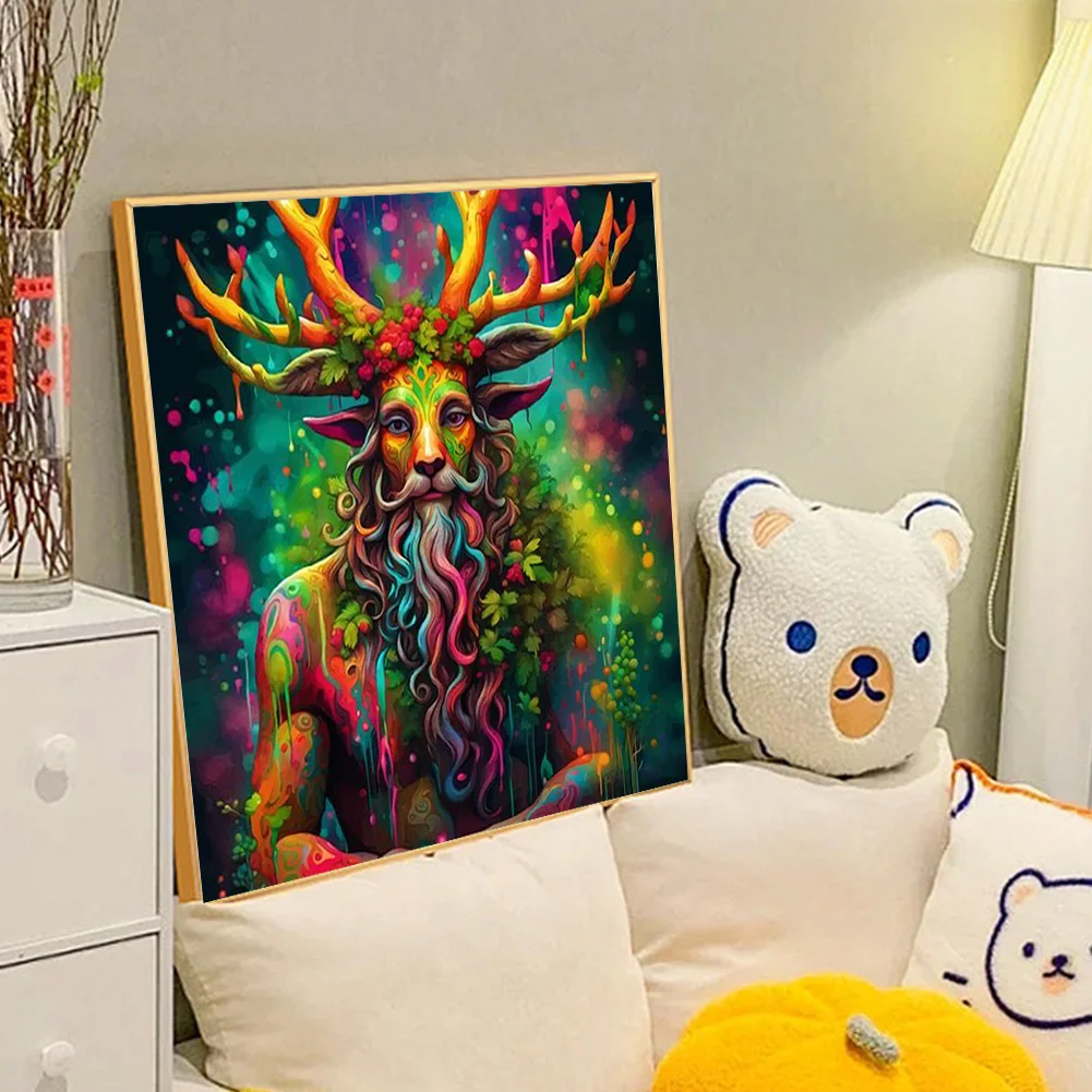 Diamond Painting - Full Round Drill - Nature Man(Canvas|40*40cm)