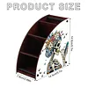DIY Diamond Painting Kit dreieckige Organizer Box Sch&auml;del Holz Aufbewahrungsbox