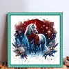 White Horse-11CT Stamped Cross Stitch 40*40cm/15.75*15.75in tapestrymarket
