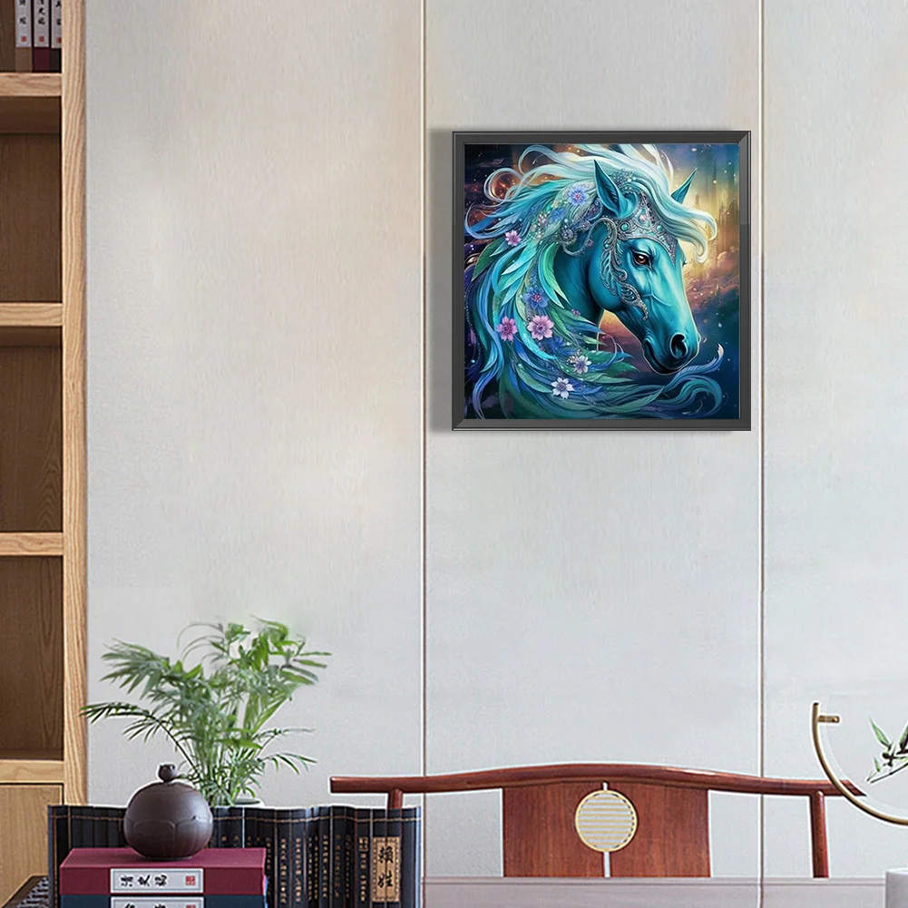 Diamond Painting - Full Round Drill - Horse(Canvas|40*40cm)