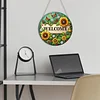 Welcome Sunflower Double Sided - 5D DIY Pendant