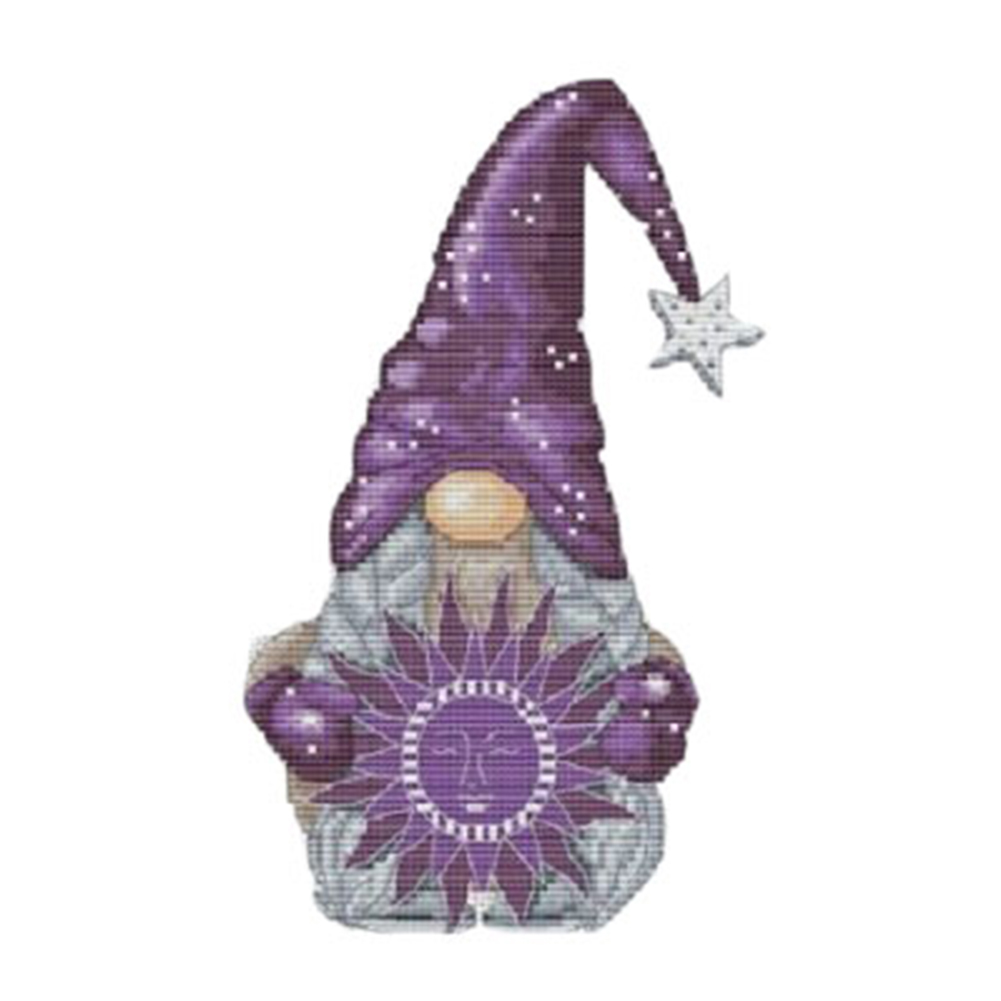 

Gnome - 11CT Stamped Cross Stitch - 30*45CM, 501 Original