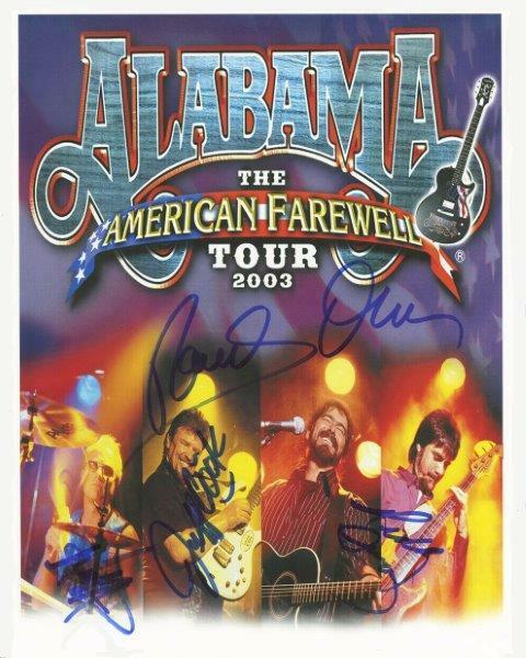 REPRINT - ALABAMA Band Randy Owen Country Autographed Signed 8 x 10 Photo Poster painting