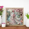Japanese Girls Geisha -Partial Special Shaped Diamond Painting 30*30CM