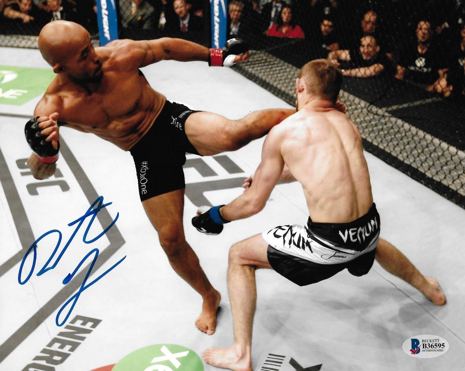 Demetrious Johnson Signed 8x10 Photo Poster painting BAS Beckett COA UFC 174 Picture Autograph 4