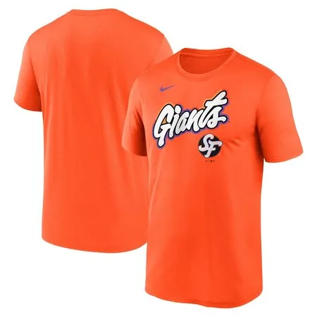 Men's San Francisco Giants  Orange 2025 City Connect Team Phrase Legend Performance T-Shirt