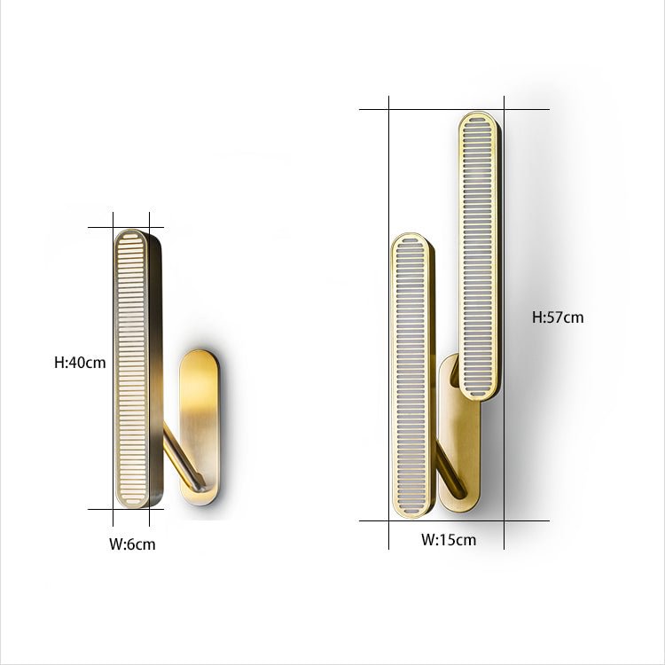 Slim Gold Wall Light