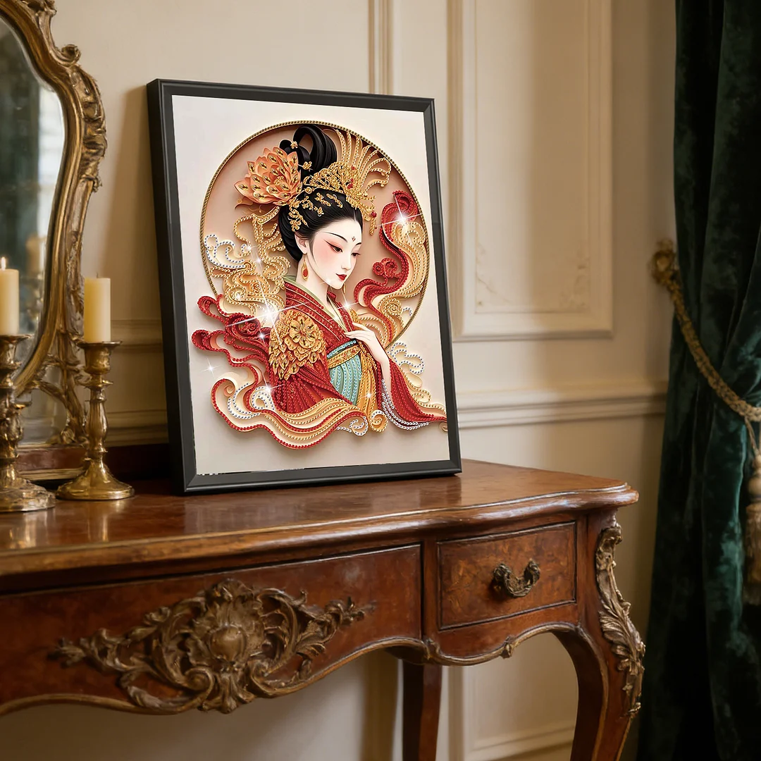 Diamond Painting - Partial Special Shaped Drill - Royal Consort(Canvas|30x40cm)