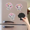 6Pcs Elephant Diamond Painting Fridge Magnet Diamond Art Magnets Decals Kit
