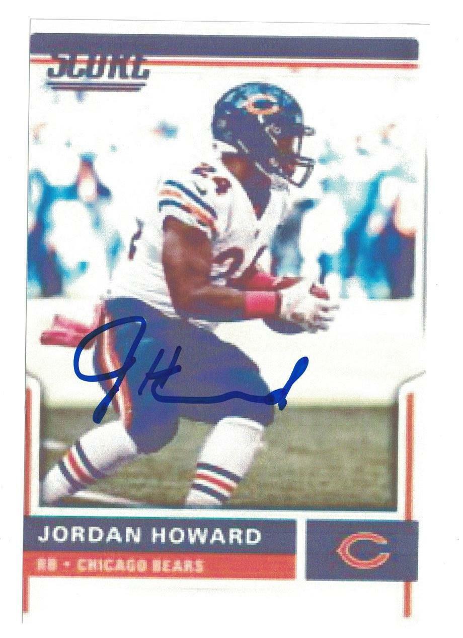 Jordan Howard Signed Autographed 4x6 Photo Poster painting Chicago Bears A