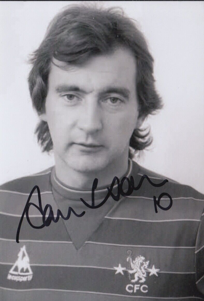 ALAN HUDSON HAND SIGNED 6X4 Photo Poster painting CHELSEA FOOTBALL AUTOGRAPH 1