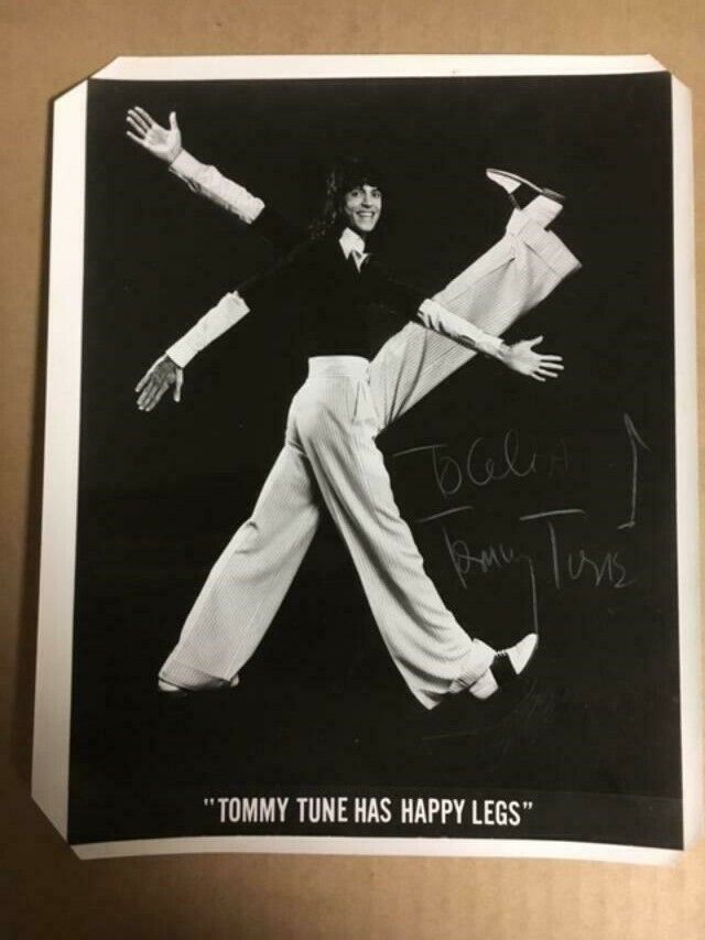 Tommy Tunes Dancing Icon Signed Vintage 8x10 Photo Poster painting JSA Precertified