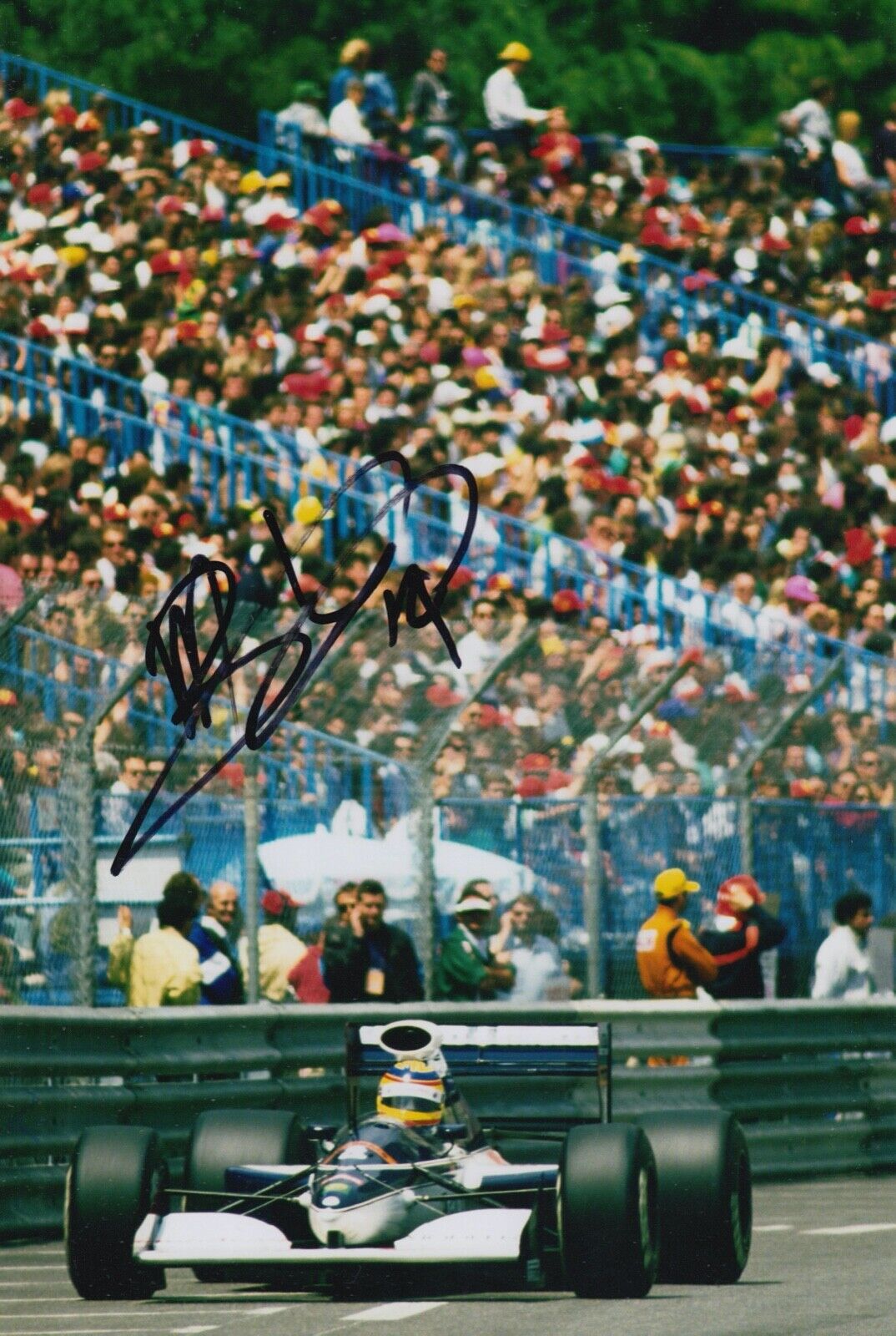 Mark Blundell Hand Signed 12x8 Photo Poster painting F1 Autograph Brabham Formula 1