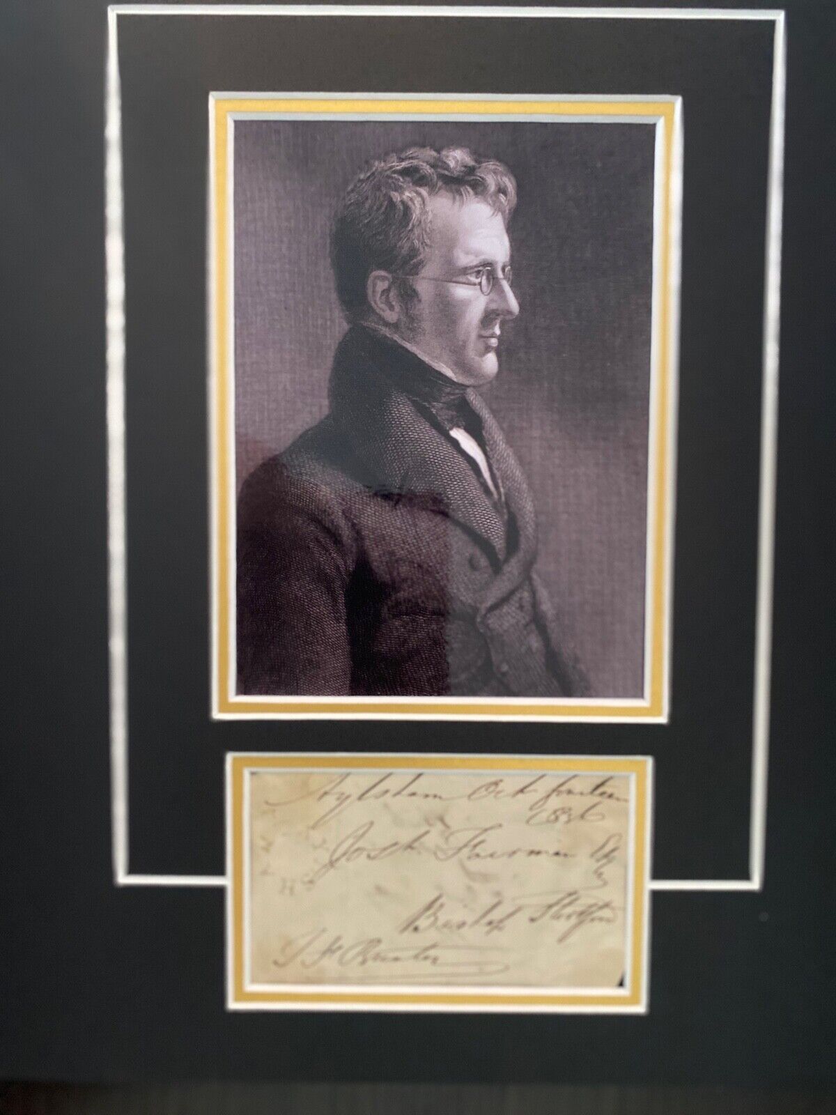 THOMAS FOWELL BUXTON - MP - ANTI SLAVERY - RSPCA - SIGNED Photo Poster painting DISPLAY