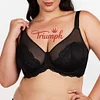 Triumph - &Sigma;&omicron;&upsilon;&tau;&iota;έ&nu; 3 &tau;&epsilon;&mu;&alpha;&chi;ί&omega;&nu; (75A-110F) Lace Breathable Floral