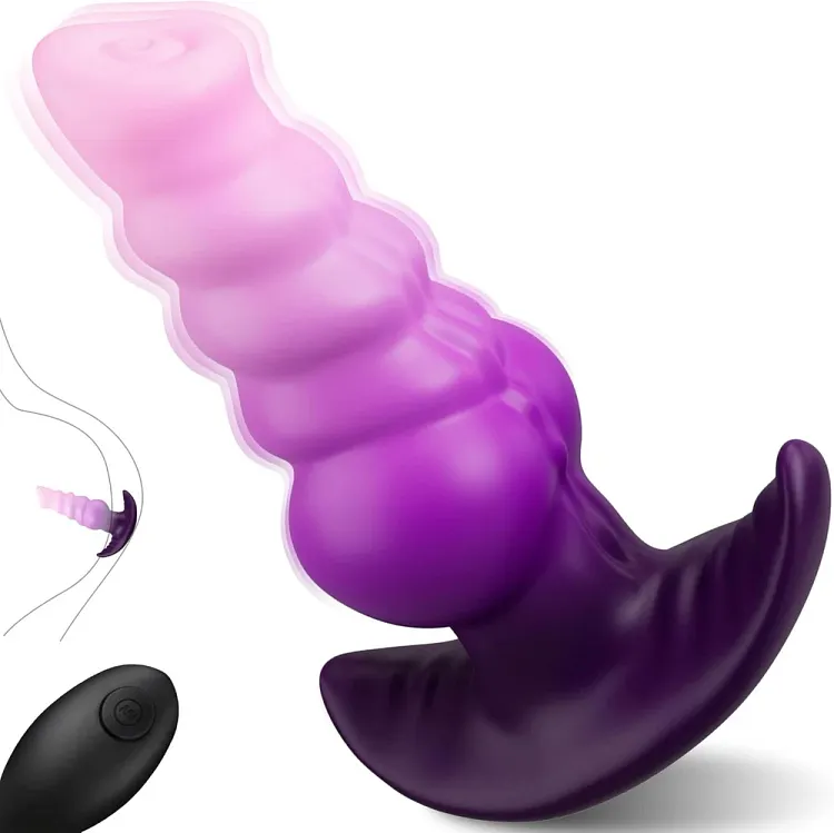 pornhint Pornhint 7.3'' Vibrating Butt Plug Prostate Massager, Large Butt Plug XL Anal Vibrator wi Vibrator